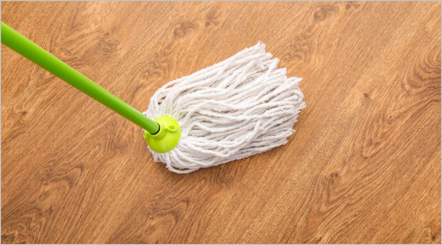 糸モップ(ウェットモップ)の正しい使い方